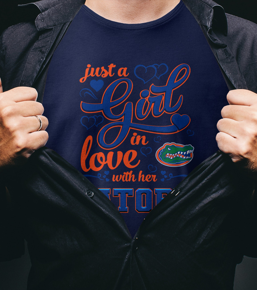 Just A Girl In Love With Her Florida Gators T-Shirt