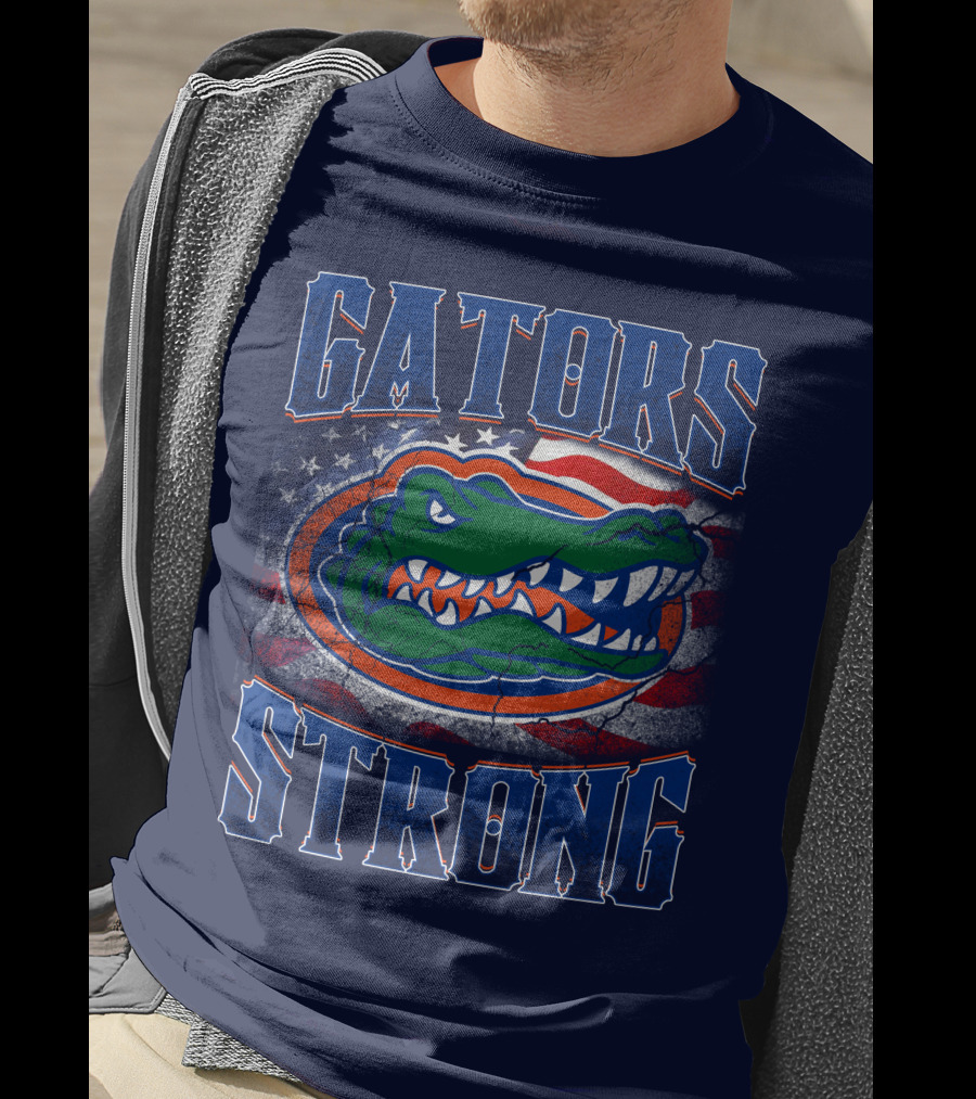 Florida Gators Strong American Flag T-Shirt