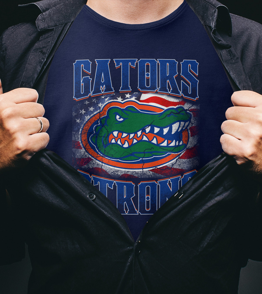 Florida Gators Strong American Flag T-Shirt