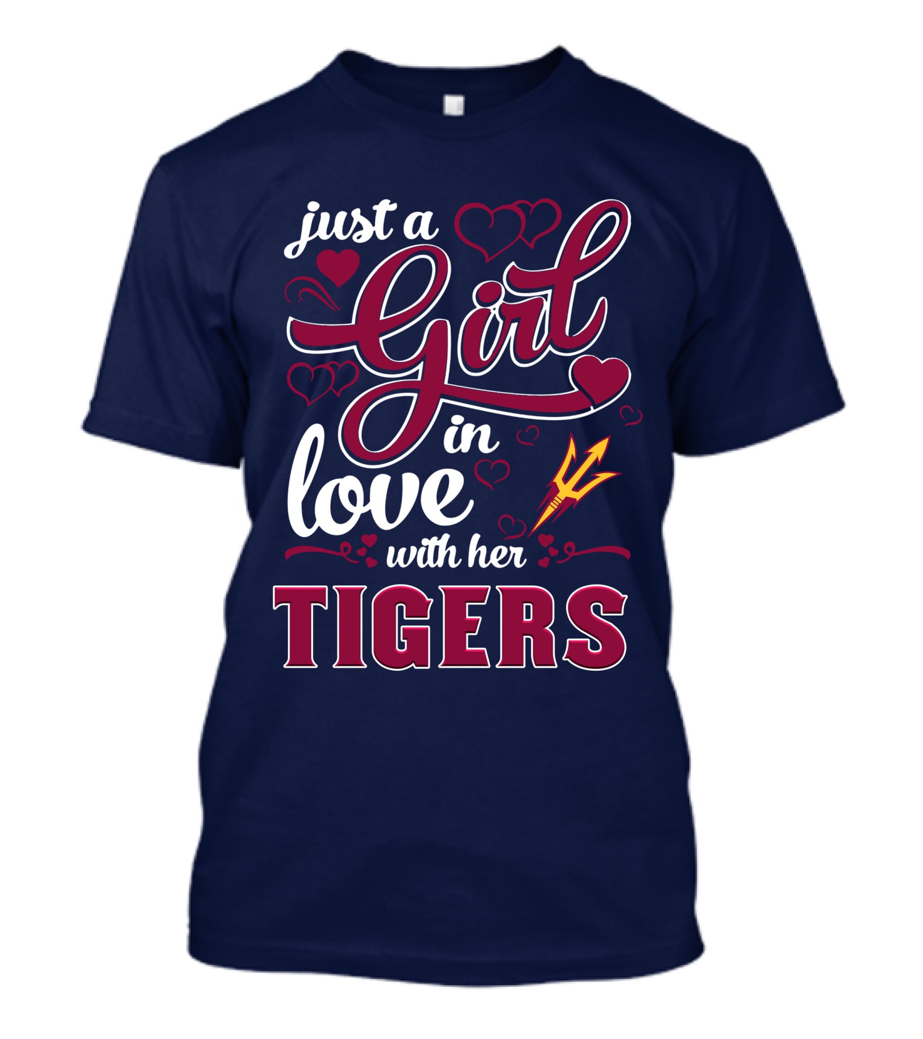 Just A Girl In Love With Her Tigers T-Shirt