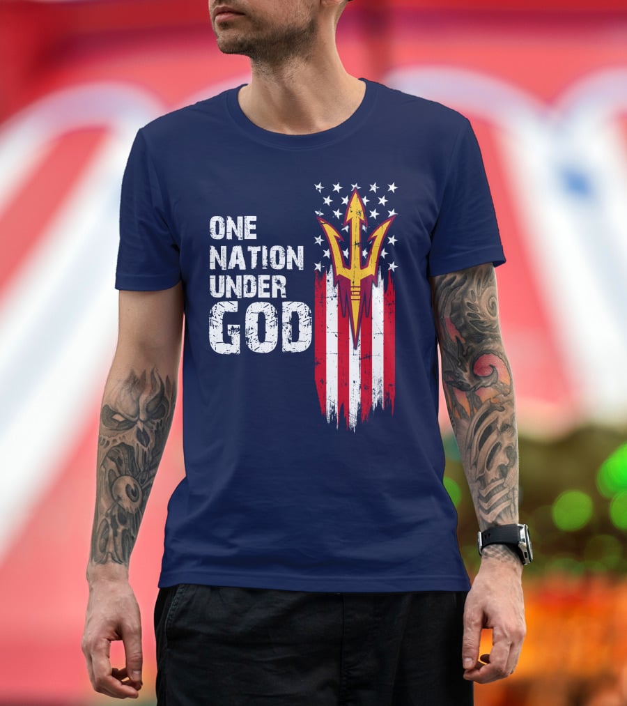 One Nation Under God Arizona State Sun Devils T-Shirt