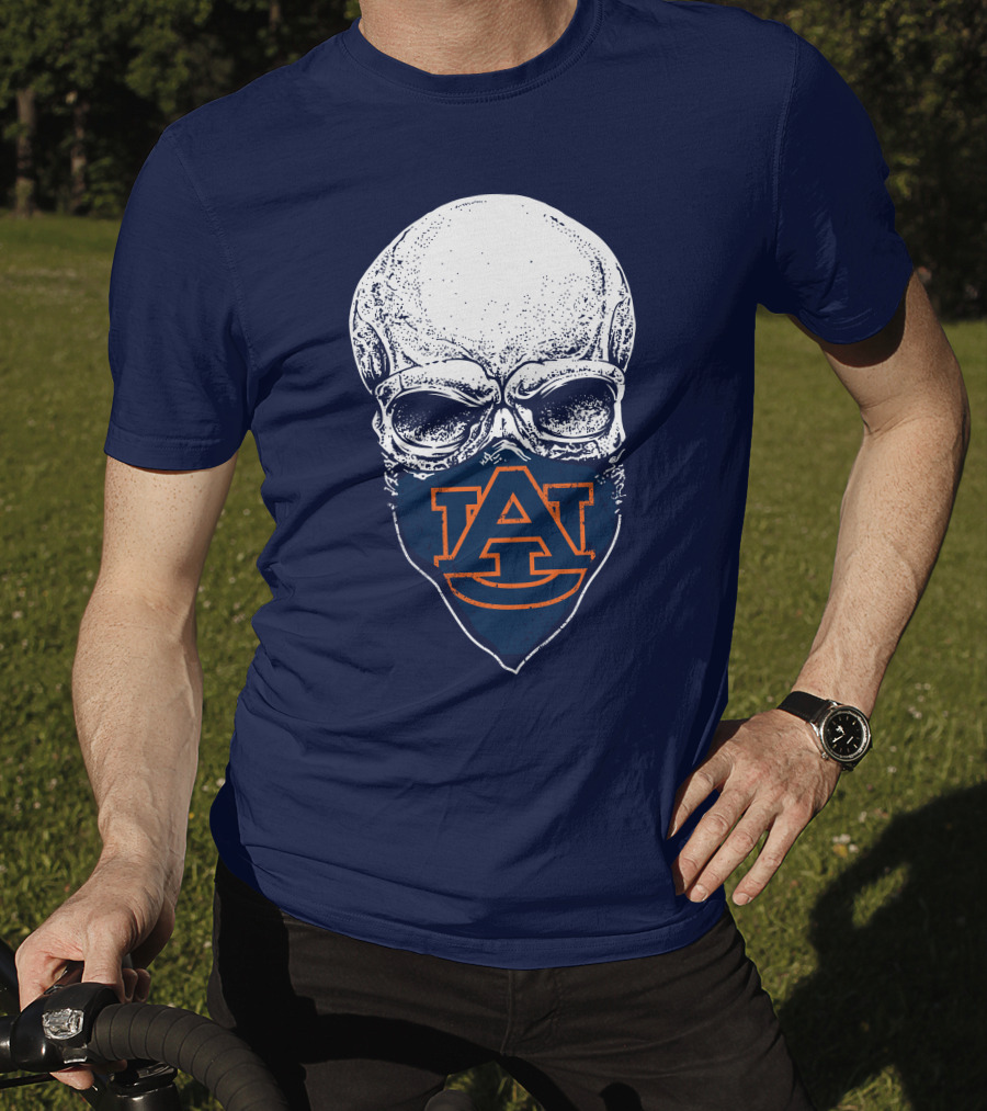 Auburn Tigers Skull T-Shirt