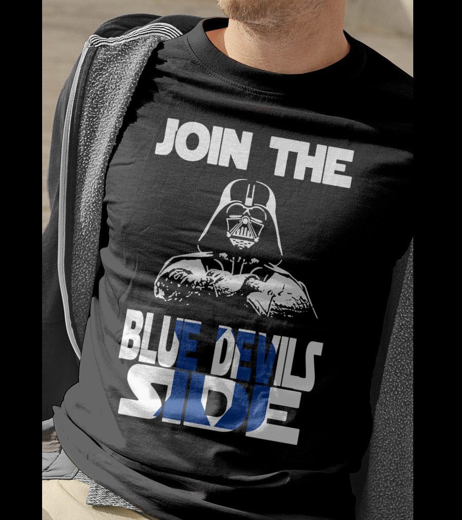 Join The Blue Devils Side T-Shirt
