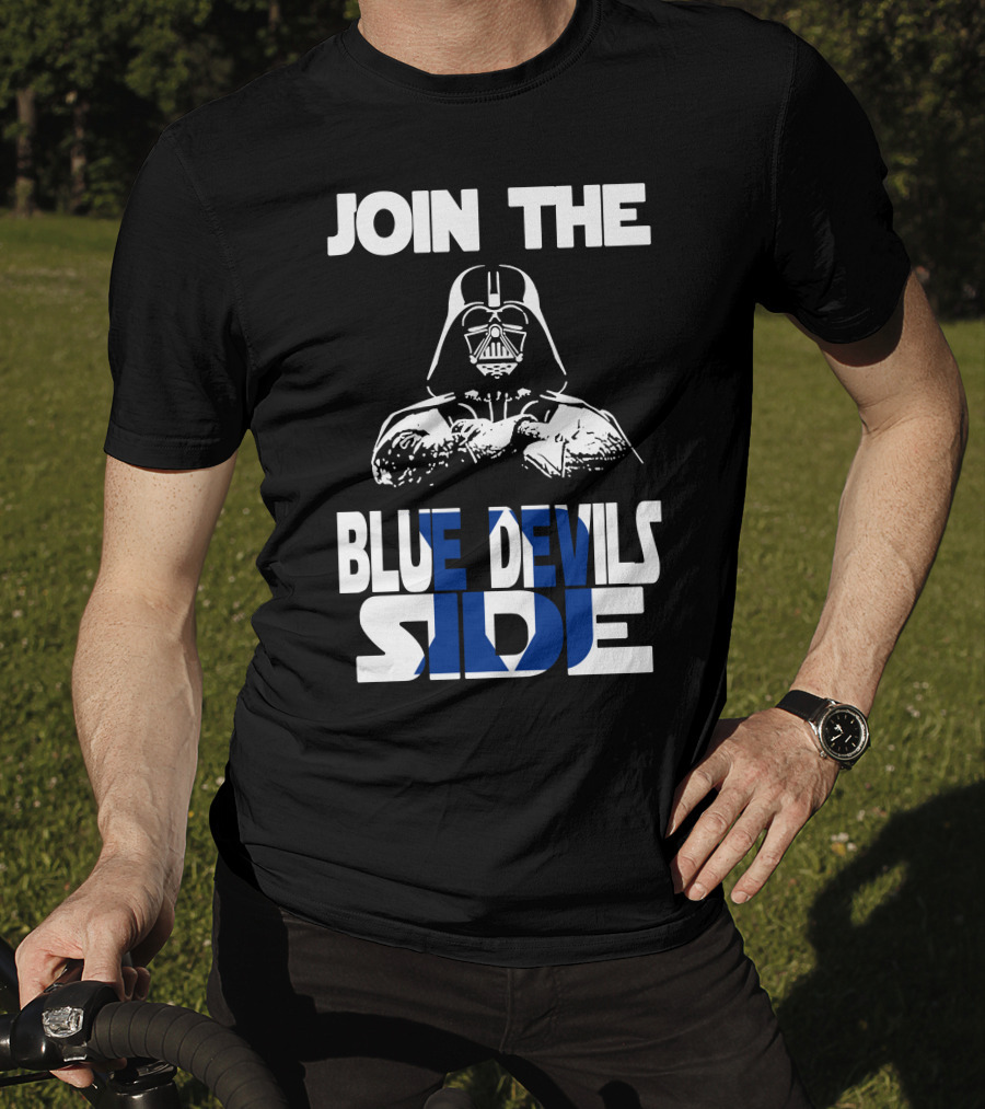 Join The Blue Devils Side T-Shirt