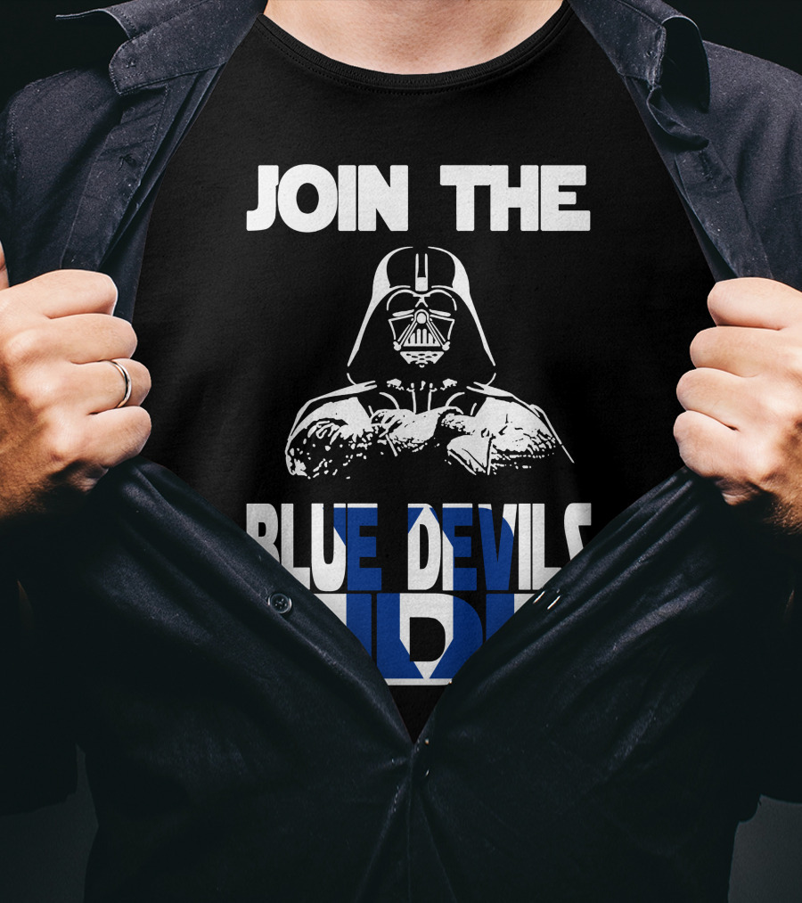 Join The Blue Devils Side T-Shirt