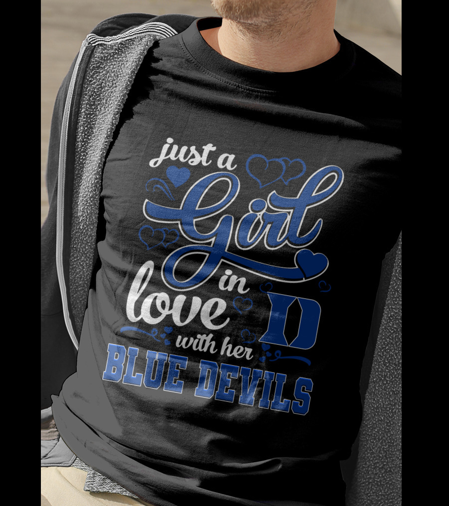 Just A Girl In Love With Her Duke Blue Devils T-Shirt