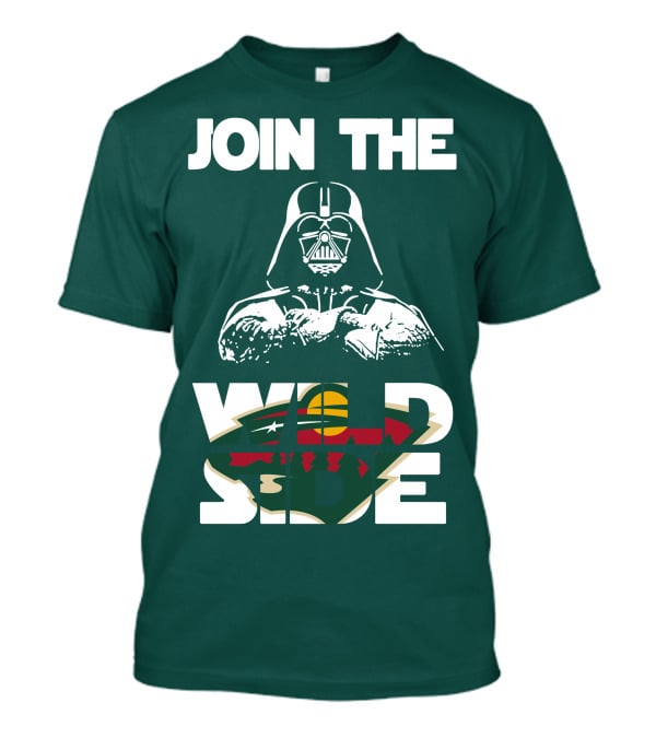 Join The Wild Side Minnesota Wild Darth Vader T-Shirt