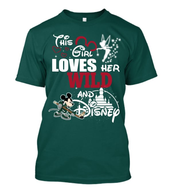 This Girl Loves Her Wild And Disney T-Shirt