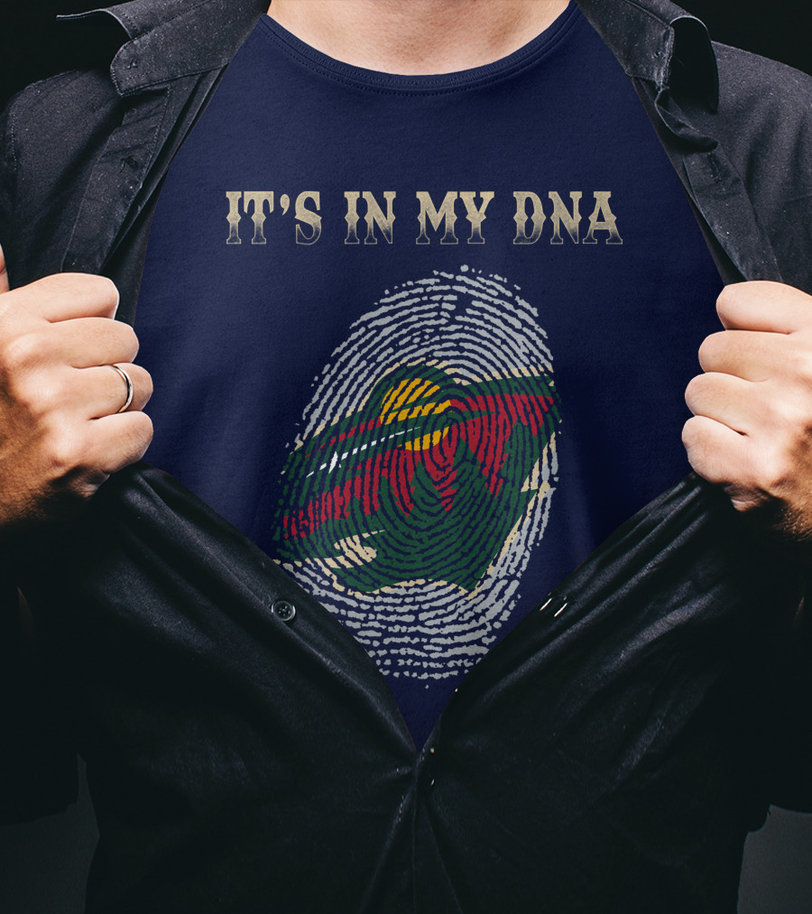 It's In My Dna Minnesota Wild T-Shirt