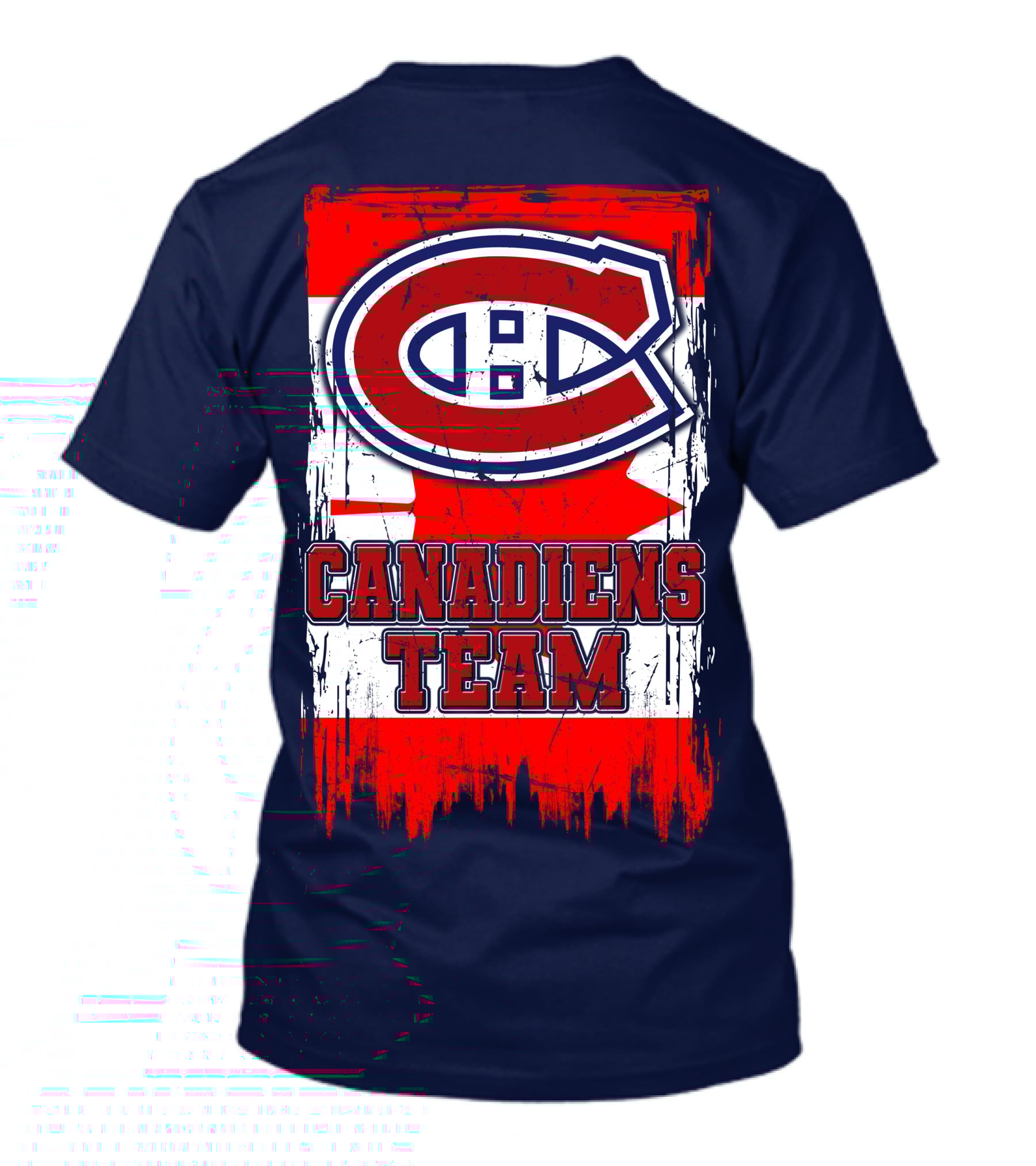 Montreal Canadiens Team Flag T-Shirt