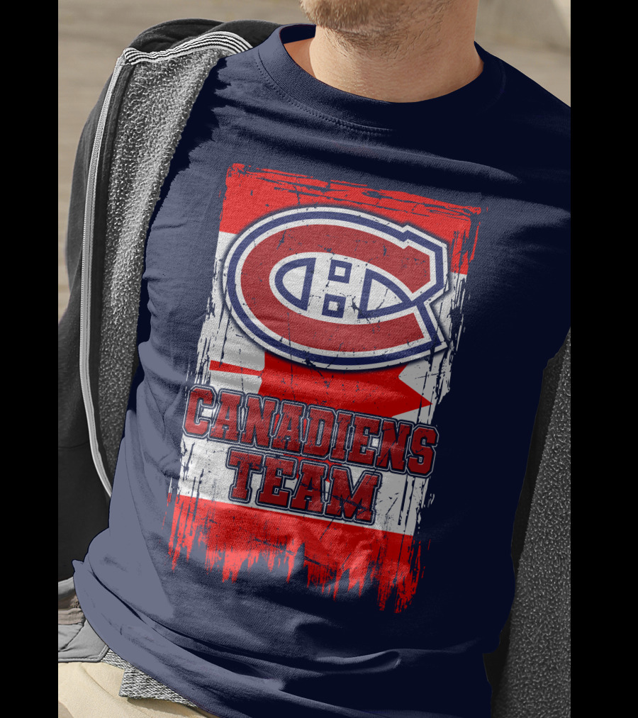 Montreal Canadiens Team Flag T-Shirt