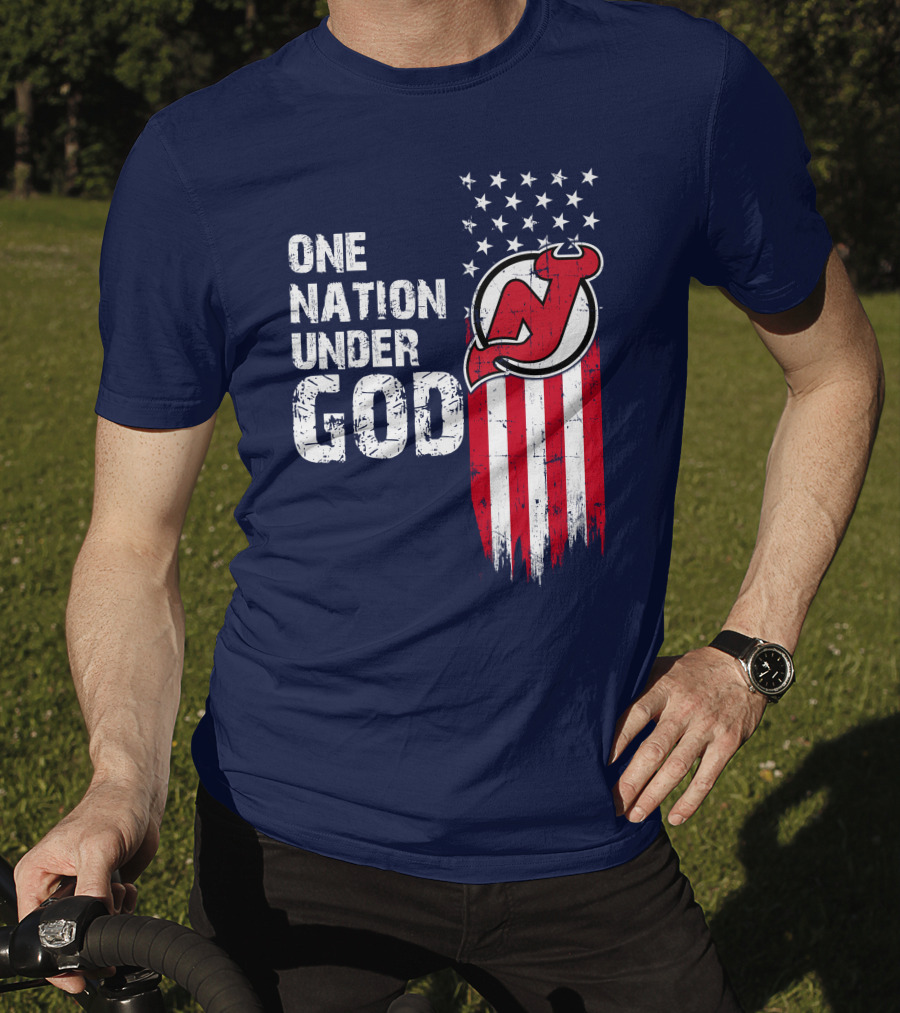 One Nation Under God New Jersey Devils T-Shirt