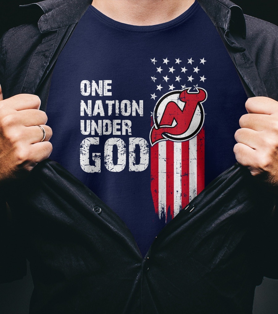 One Nation Under God New Jersey Devils T-Shirt