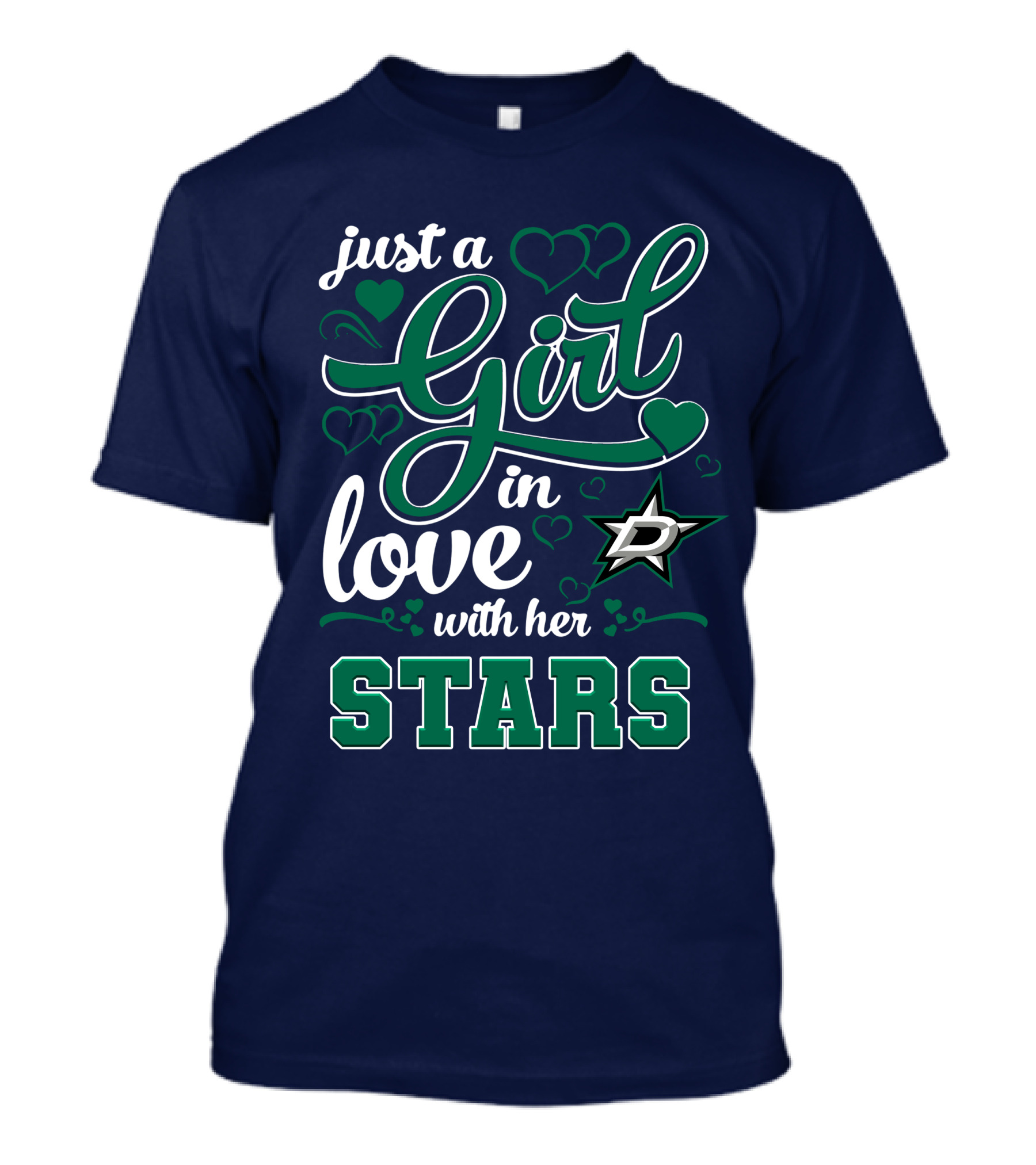 Just A Girl In Love With Her Dallas Stars T-Shirt