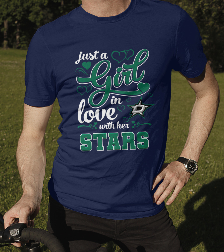 Just A Girl In Love With Her Dallas Stars T-Shirt