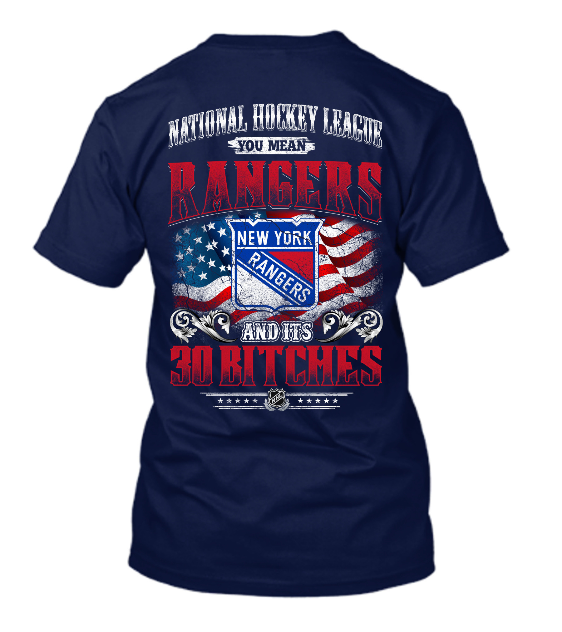 National Hockey League You Mean New York Rangers And Its 30 Bitches T-Shirt