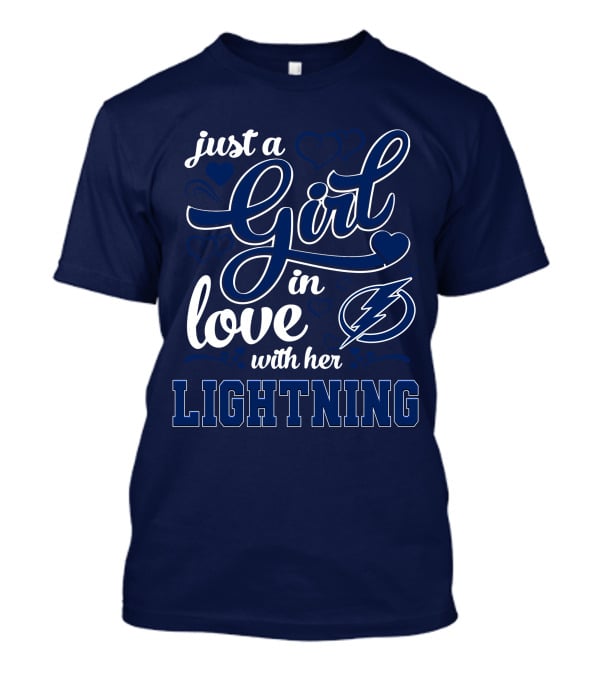 Just A Girl In Love With Her Tampa Bay Lightning T-Shirt