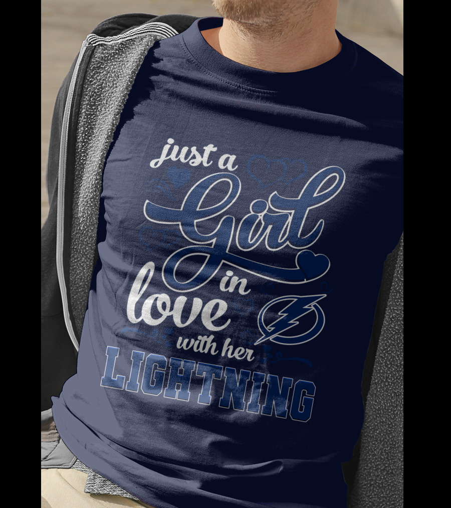 Just A Girl In Love With Her Tampa Bay Lightning T-Shirt