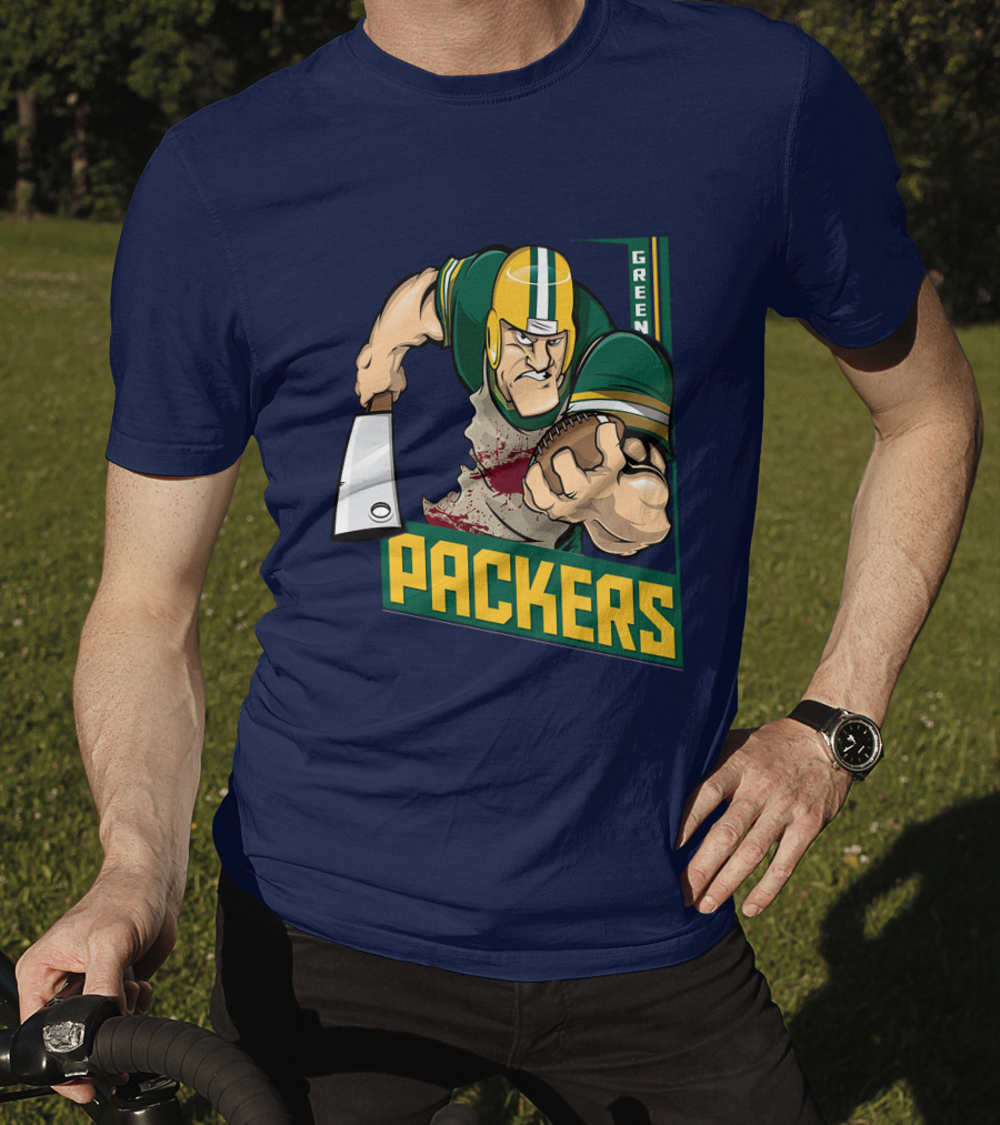 Green Bay Packers Tough Gridiron Warrior T-Shirt