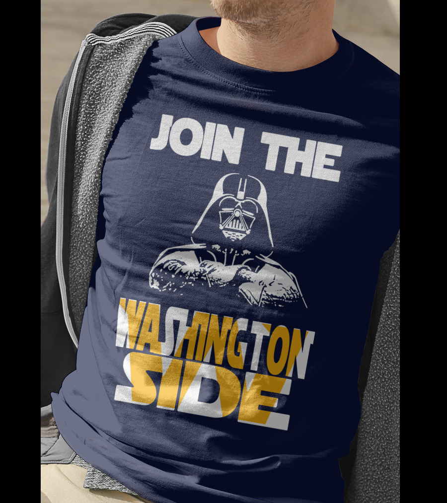 Join The Washington Side Darth Vader T-Shirt