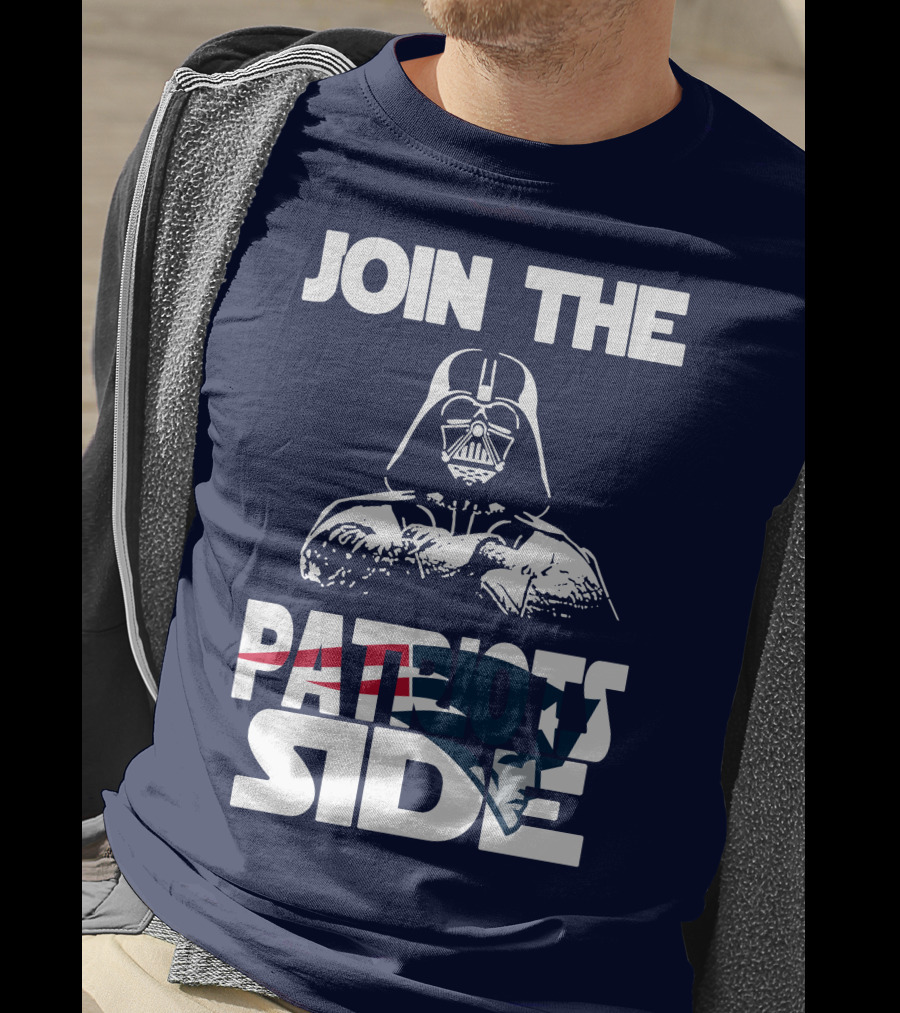 Join The New England Patriots Side T-Shirt