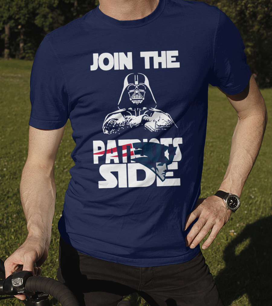 Join The New England Patriots Side T-Shirt