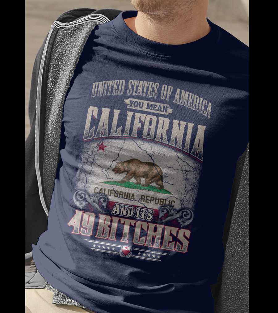 United States Of America You Mean California Republic And Its 49 Bitches T-Shirt