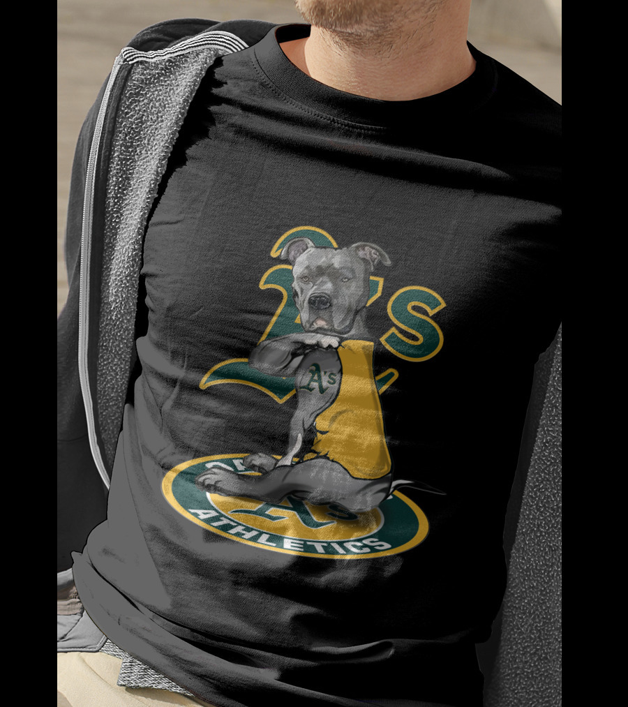 Oakland Athletics Dog A's Logo T-Shirt