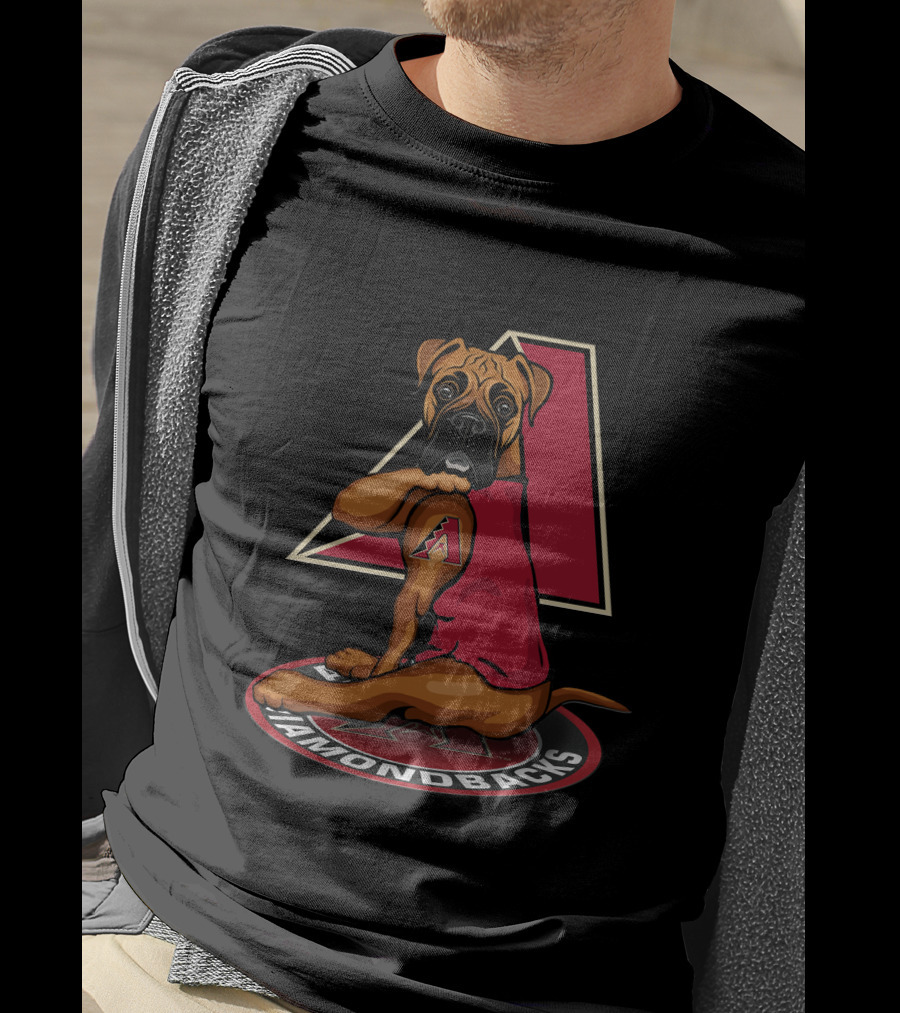 Arizona Diamondbacks Dog With Logo And Iconic A T-Shirt