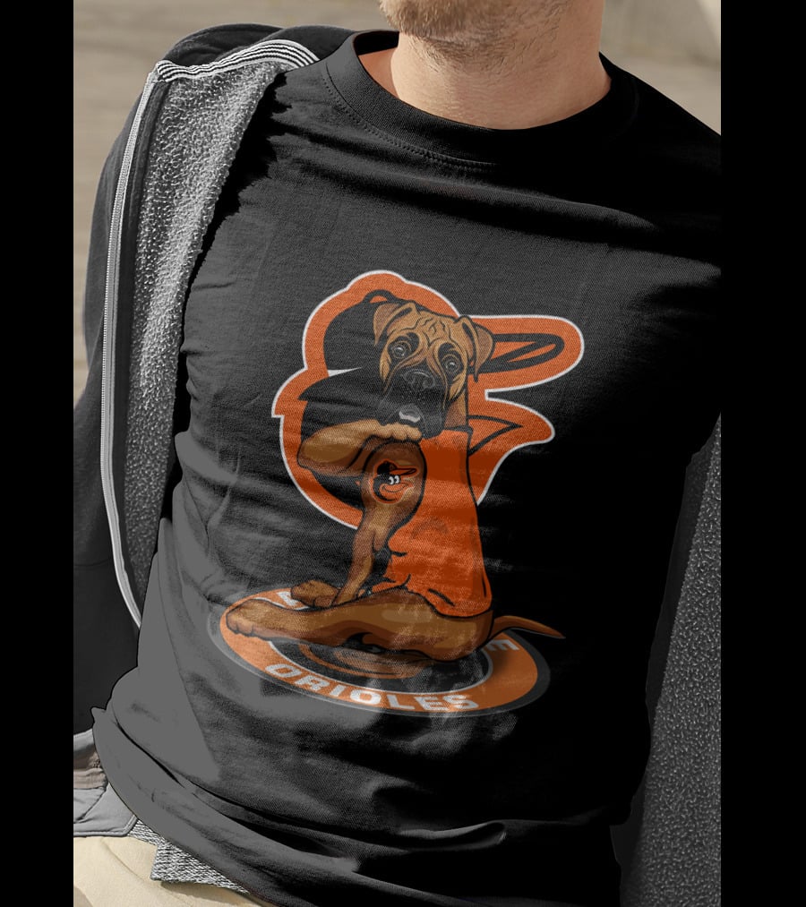 Baltimore Orioles Dog Logo Major League Baseball T-Shirt