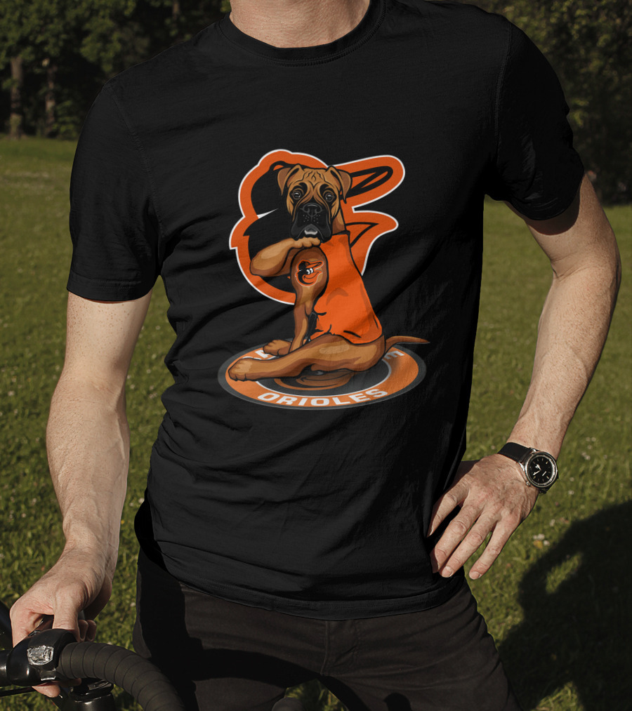 Baltimore Orioles Dog Logo Major League Baseball T-Shirt