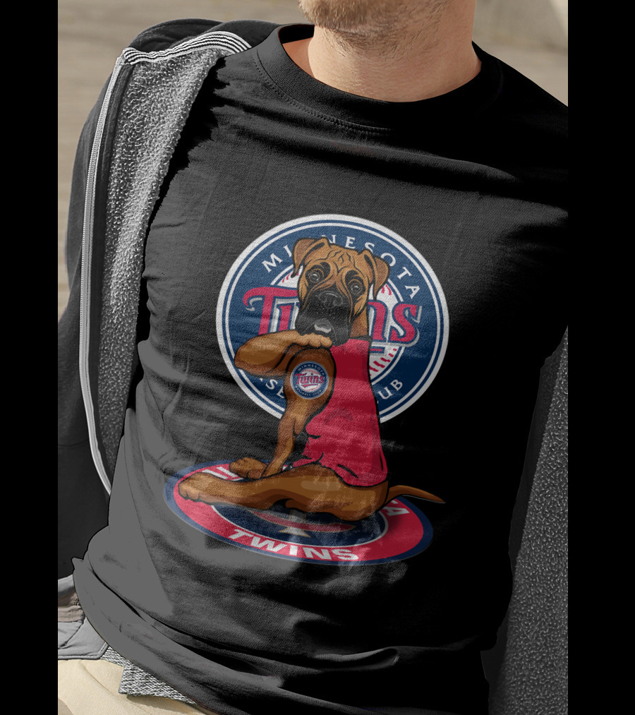 Minnesota Twins Baseball Club Dog T-Shirt