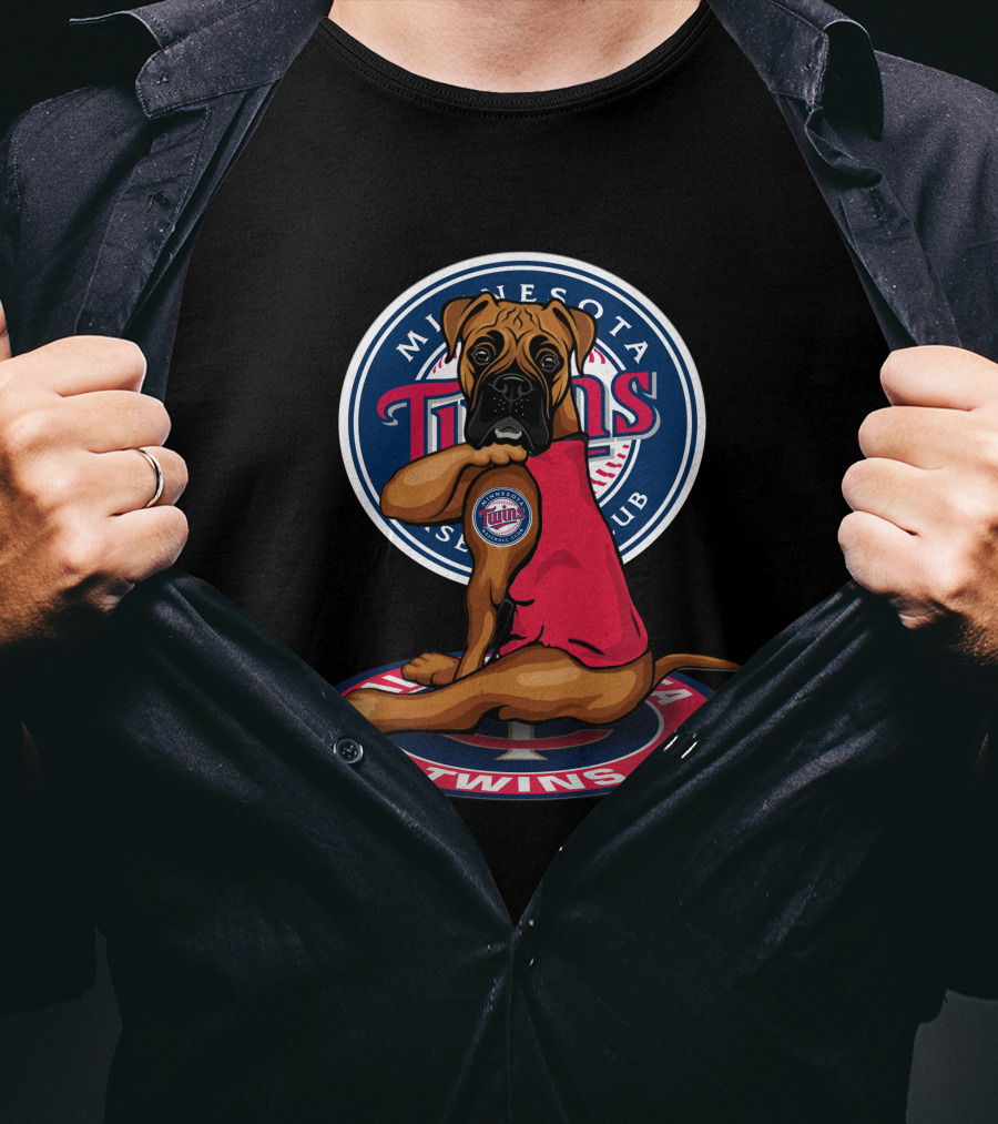 Minnesota Twins Baseball Club Dog T-Shirt