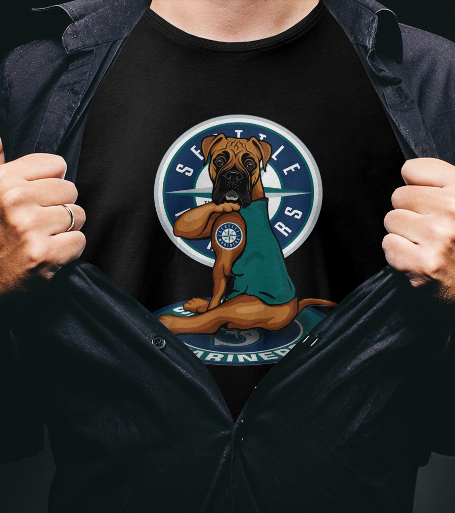 Seattle Mariners Dog Mascot Fans T-Shirt