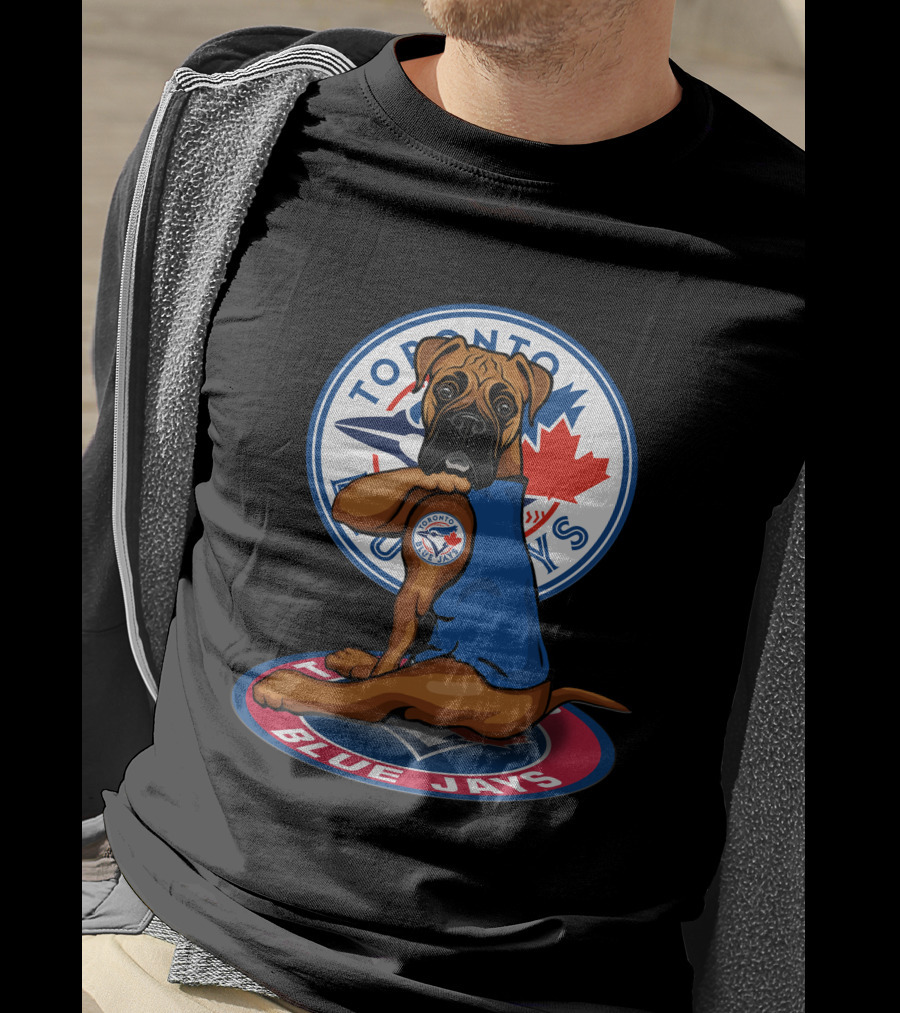 Toronto Blue Jays Dog In Team T-Shirt
