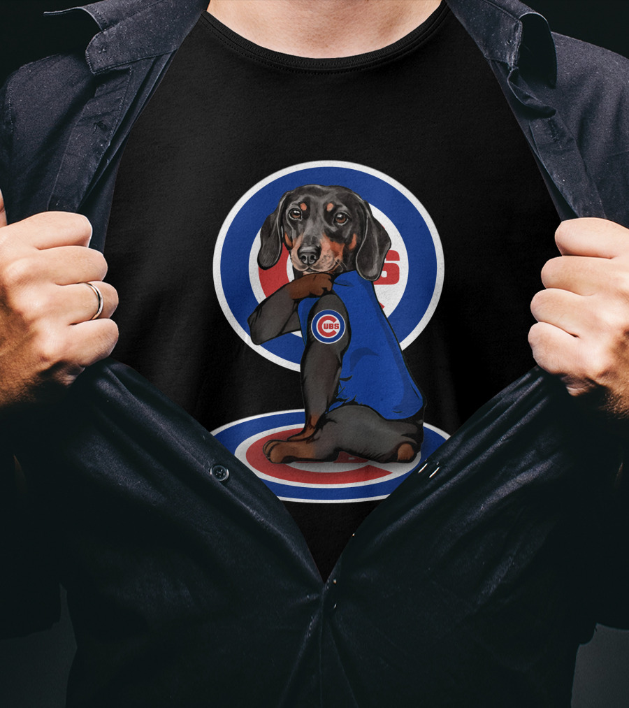 Chicago Cubs Dachshund Fans T-Shirt