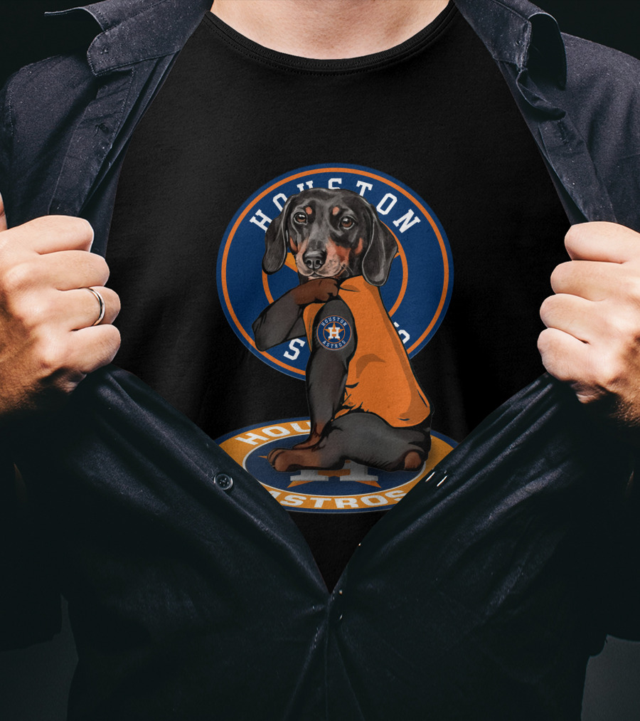 Houston Astros Dog Mascot T-Shirt