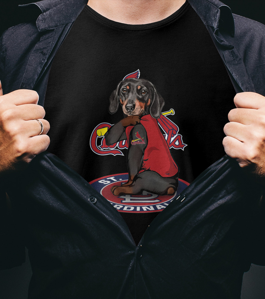 St Louis Cardinals Dog Mascot T-Shirt