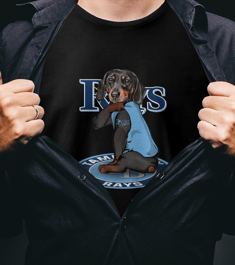 Tampa Bay Rays Dachshund T-Shirt