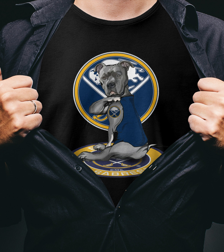 Buffalo Sabres Dog Mascot Nhl Team T-Shirt