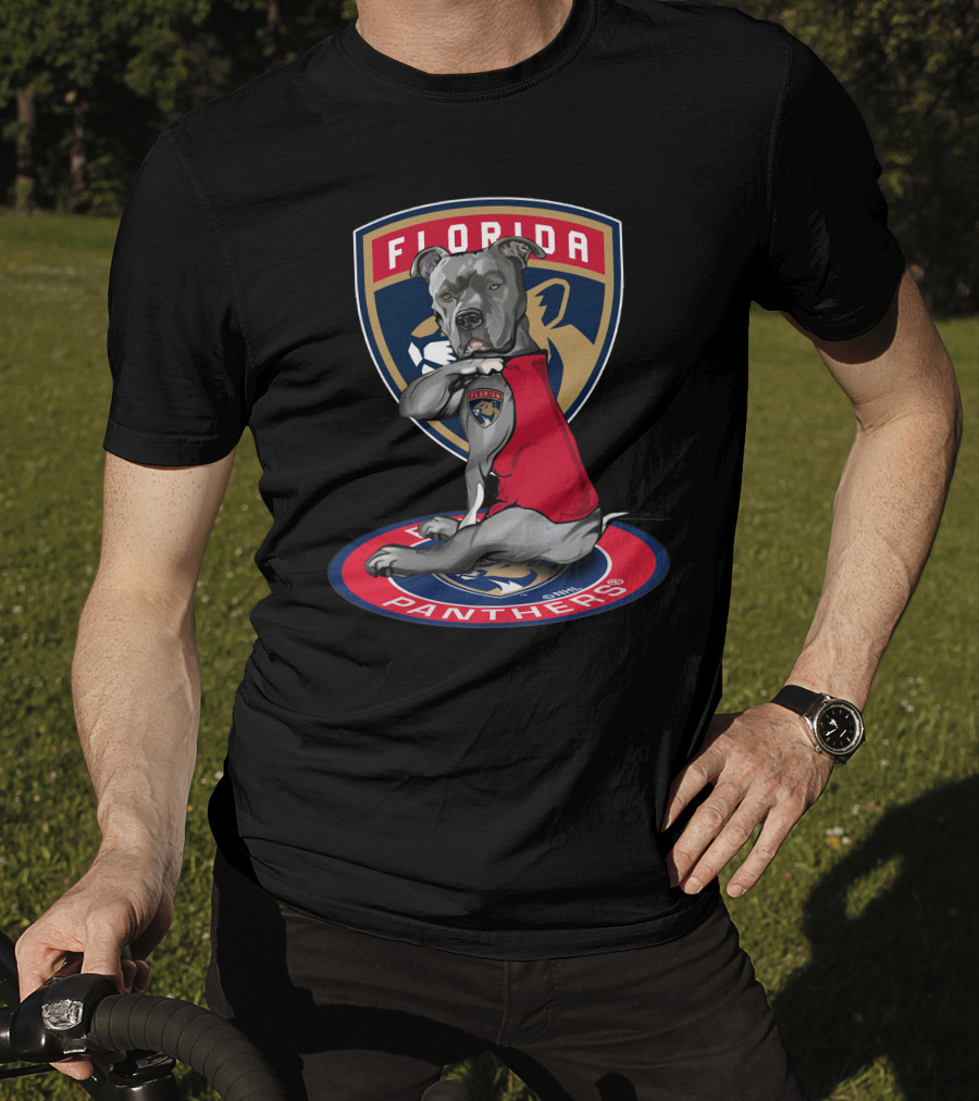 Florida Panthers Dog Mascot With Team Logo And Number T-Shirt