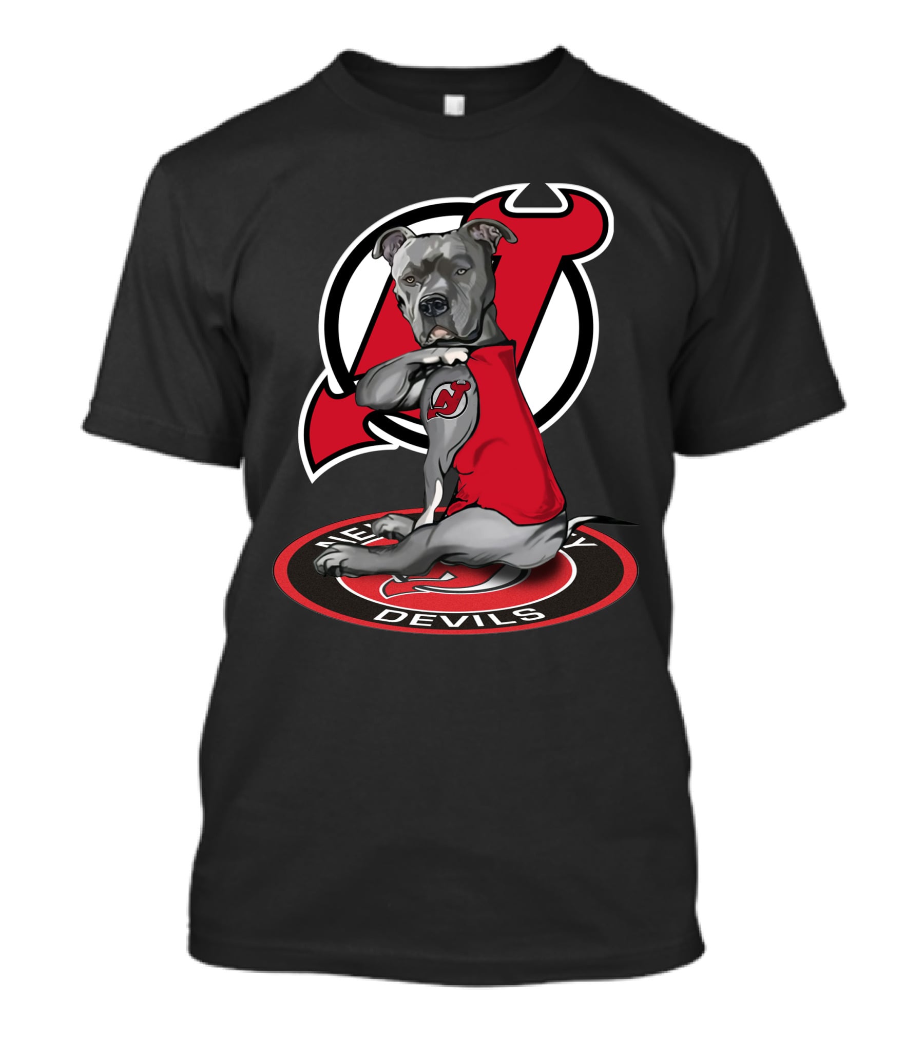 New Jersey Devils Dog Mascot 18 T-Shirt