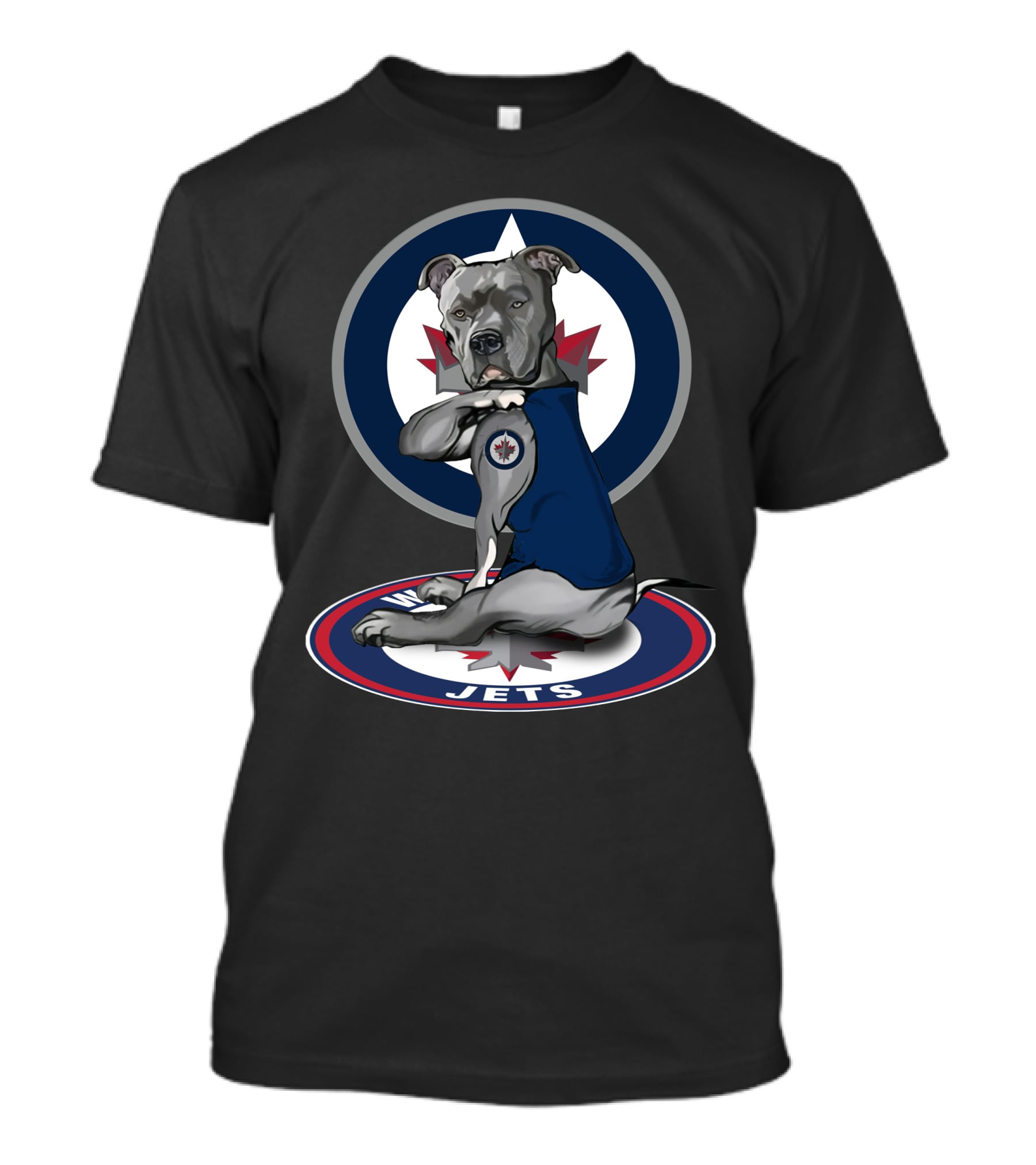 Winnipeg Jets Dog Logo 31 T-Shirt