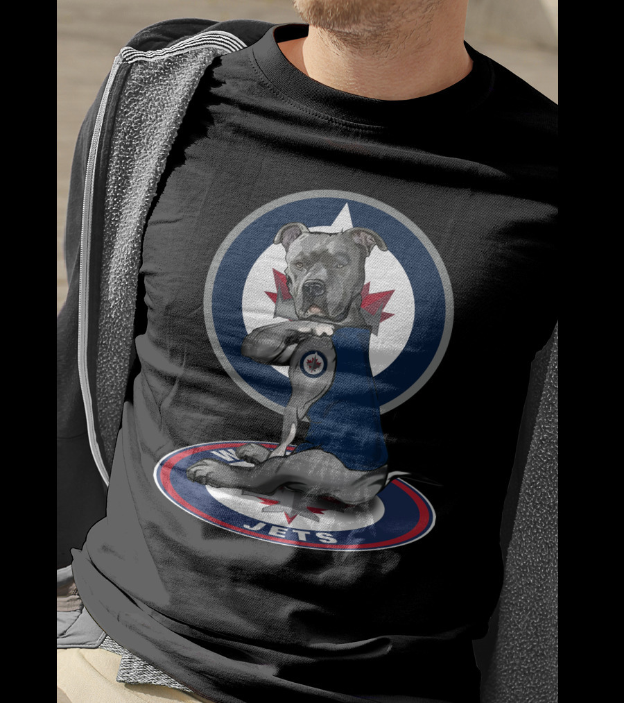 Winnipeg Jets Dog Logo 31 T-Shirt