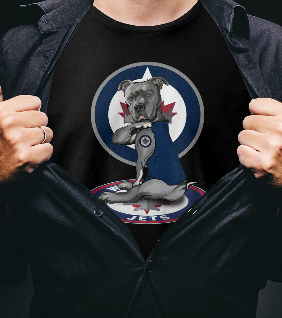 Winnipeg Jets Dog Logo 31 T-Shirt