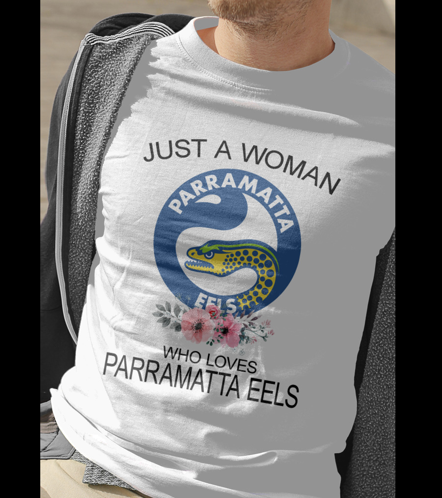 Just A Woman Who Loves Parramatta Eels Parramatta Eels T-Shirt