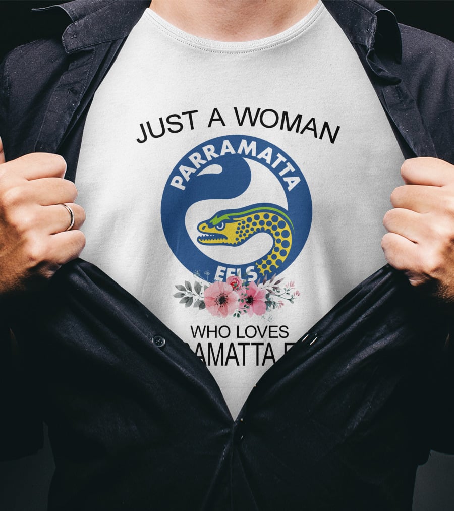 Just A Woman Who Loves Parramatta Eels Parramatta Eels T-Shirt