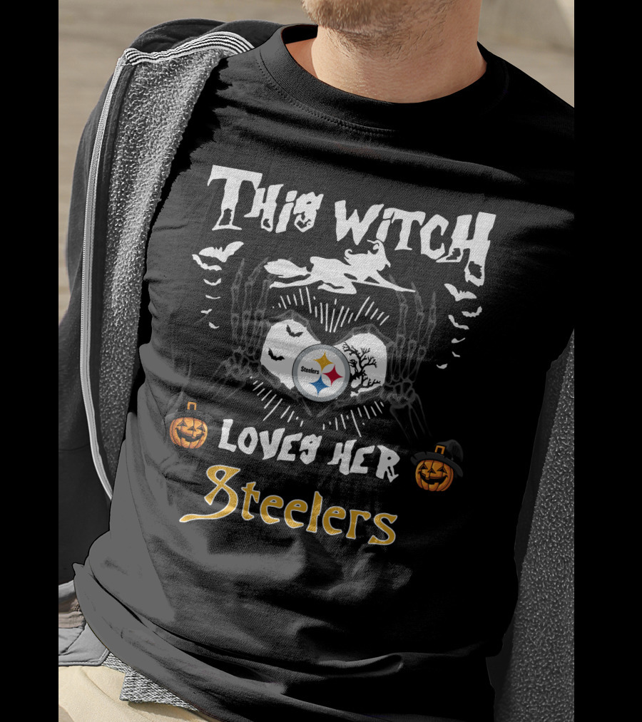 This Witch Loves Her Steelers T-Shirt