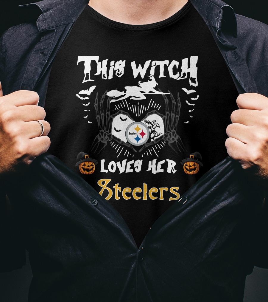 This Witch Loves Her Steelers T-Shirt