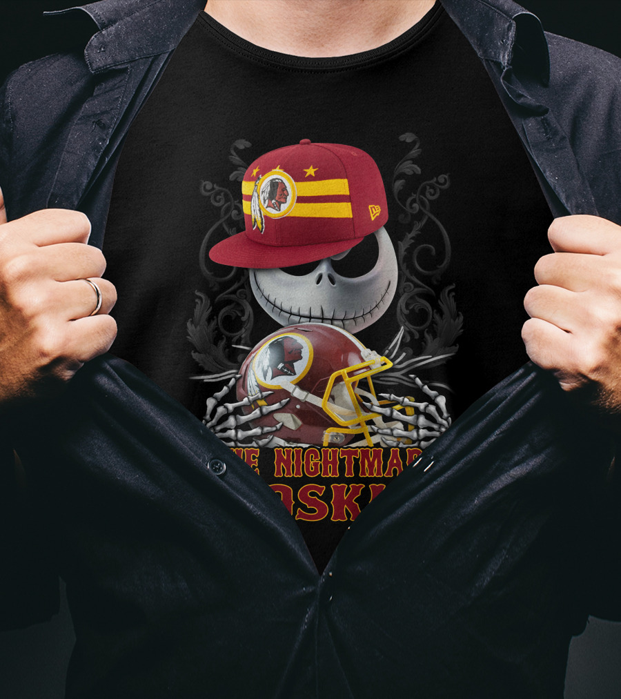 The Nightmare Redskins Ds001-32 Washington Redskins T-Shirt